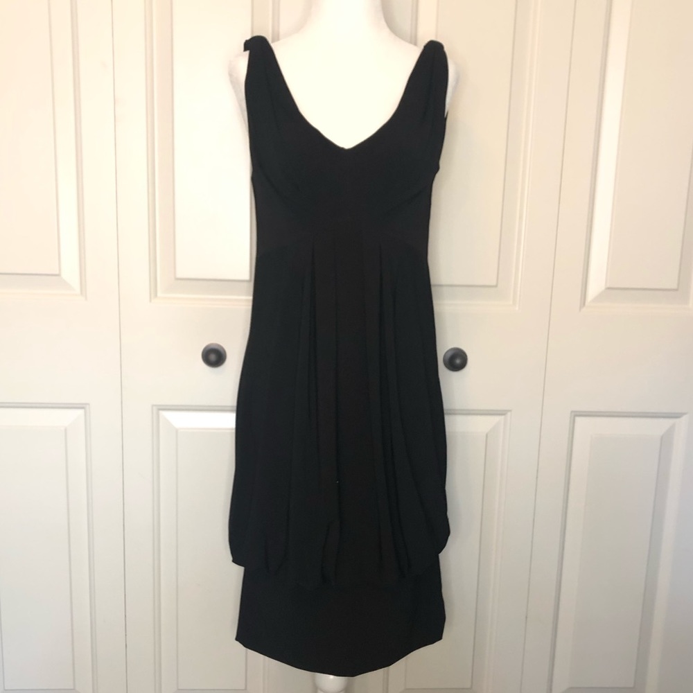 True Envy Sleeveless Black Bubble Dress